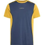 La Sportiva tričko Tracer - pánské - tmavě modrá/žlutá Velikost: L