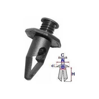 Nárazník ROMIX Příchytka nárazníku [90-93] - 10 ks RO B22116