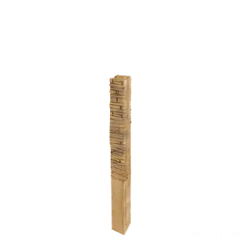 Příslušenství pro plot Diton Sloupek plotový Quick wall stone 160 150×150×2500 mm průběžný hnědý mix (8)