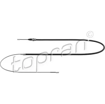 Lanko parkovací brzdy TOPRAN Tažné lanko parkovací brzdy TPR 108 333
