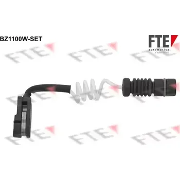 Brzdová destička FTE Výstražný kontakt opotřebení obložení FTE BZ1100W-SET