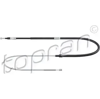 Lanko parkovací brzdy TOPRAN Tažné lanko parkovací brzdy TPR 117 697