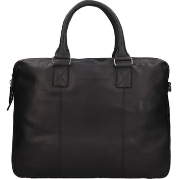 Pánská aktovka Pánská kožená taška na notebook The Chesterfield Brand Lorenc - černá