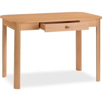 Jídelní stůl Moris + zásuvka Barva: buk, Rozměry: 75 cm/110 cm/70 cm/