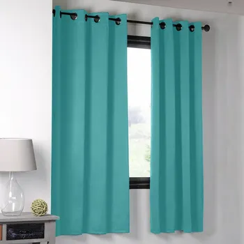 Závěs Zatemňovací závěs blackout NOTTE modrozelený 135 x 180 cm 1 ks