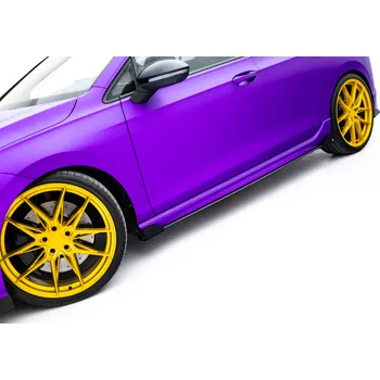 Tuning Street Pro splittre bočních prahů + lemování Volkswagen Golf R Mk8 / Mk8 Facelift (černá-červená)