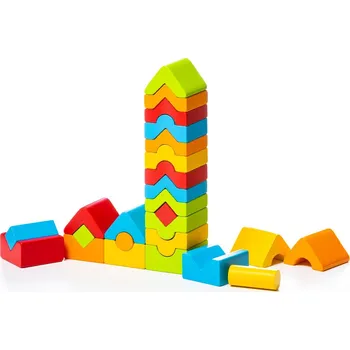 plyšák CUBIKA 15016 Sada 5 věží LD-13 - dřevěná skládačka 25 dílů