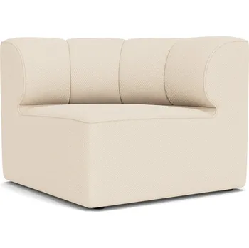 Audo Copenhagen, Pravý modulární roh pohovky Eave Seamline Concave krémový - Formadore