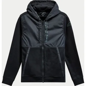 Pánské oblečení ALPINESTARS mikina ALIGNED Zip black/black - M