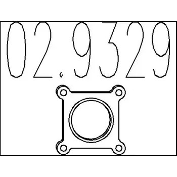 Těsnění výfuku MTS Těsnění výfukové trubky MTS 02.9329