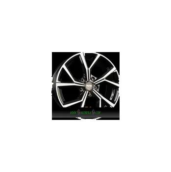Alu kolo PLATIN P 115 6,5x17 5x100 ET39.00 black polished
