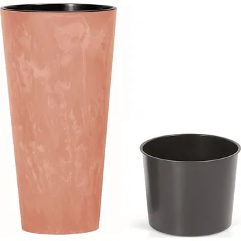 Květináč Prosperplast Tubus Slim Beton Effect 20 cm