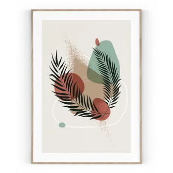 Plakát Plakát / Obraz Minimal Pololesklý saténový papír S bílým okrajem A4 - 21 x 29,7 cm