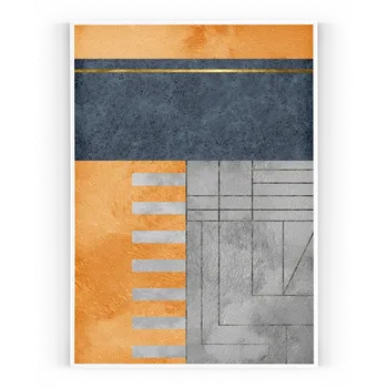 Plakát Plakát / Obraz Cube Pololesklý saténový papír A4 - 21 x 29,7 cm S bílým okrajem