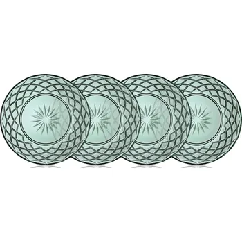 Talíř LyngbyGlas, Snídaňové talíře Sorrento 21 cm zelené 4 ks - Formadore