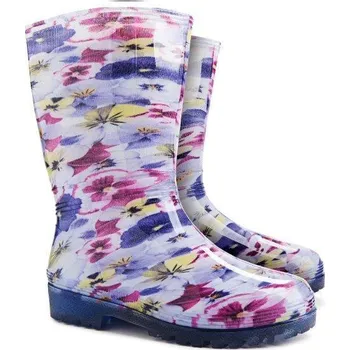 Dámské holínky DEMAR-RAINNY PRINT 0054 D maceška Velikost: 40 -41