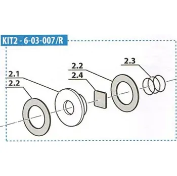 Kompresor Kit válce 3. stupně MCH6 Coltri 6-03-001/R