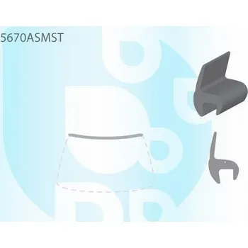 Autosklo PILKINGTON Vrchní bauset (lišta) čelního oknaa [03-] AS 5670ASMST