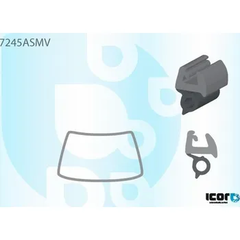 Autosklo PILKINGTON Klip + bauset (lišta) čelního okna AS 7245AKKV