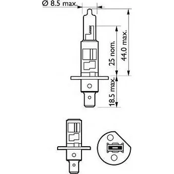 Autožárovka PHILIPS Žárovka dálkového světlometu Rally PHI 12454RAC1