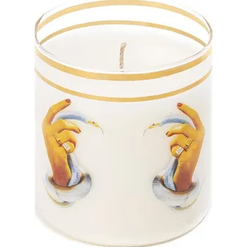 Seletti, Svíčka Toiletpaper Hands With Snakes skleněná - Formadore