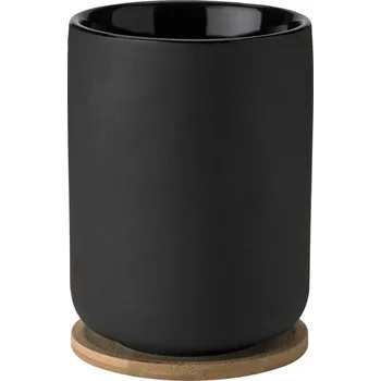 Stelton, Hrnek Theo s podstavcem 250 ml černý - Formadore