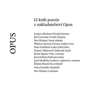 12 knih poezie z nakladatelství Opus