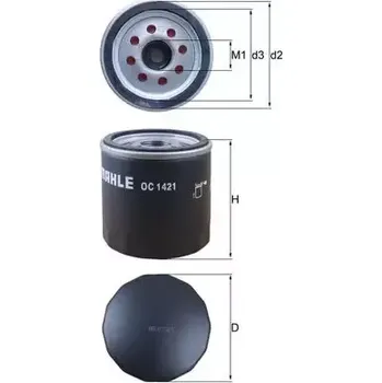 Olejový filtr MAHLE Olejový filtr MAO OC 1421