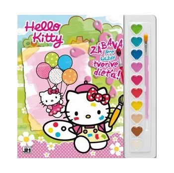 omalovánky Vymaľovanka s farbami Hello Kitty