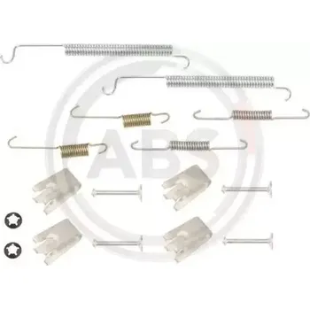 Brzdová čelist A.B.S. Sada příslušenství brzdové čelisti ABS 0807Q