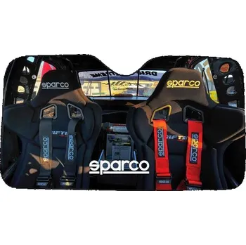 Autosklo Sparco Clona na čelní sklo Racing L (140x70cm), matná DO SPC1717L