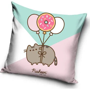 Polštář Dětský polštářek Kočička Pusheen Kurz Létání