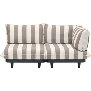 Sedací souprava Fatboy, Rohová sedačka pravá Paletti s pruhy béžovo-krémový 2 díly - Formadore