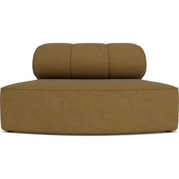 Pohovka Audo Copenhagen, Středový modul modulární pohovky Eave Seamline Convex Bouclé hnědý - Formadore