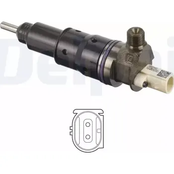 Ventil palivového systému DELPHI Vstřikovací ventil DF BEBJ1F11201 + DOPRAVA ZDARMA!