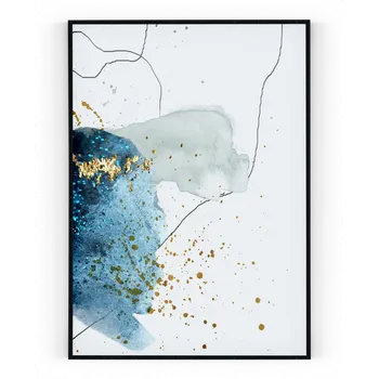 Plakát Plakát / Obraz Goldi Pololesklý saténový papír S bílým okrajem A4 - 21 x 29,7 cm