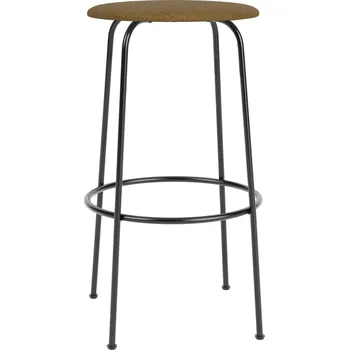 Audo Copenhagen, Barová židlička Afteroom Plus Bouclé s čalouněným sedákem 75 cm hnědá - Formadore