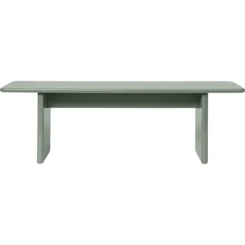 Ferm Living, Lavička Rink 140 cm kouřová zeleň - Formadore