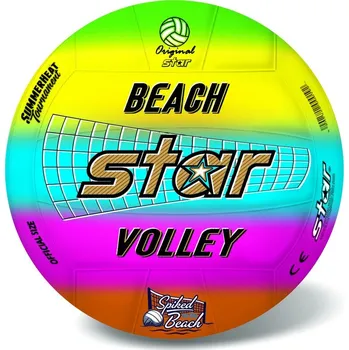 plyšák Míč volejbalový Fluo Star 250gr. 21 cm