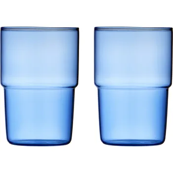 Sklenice LyngbyGlas, Sklenice Torino, 400 ml, modré, 2 ks - Formadore