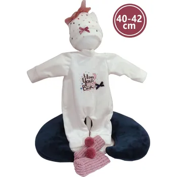 Panenka Llorens M740-50P obleček pro panenku miminko NEW BORN velikosti 40-42 cm