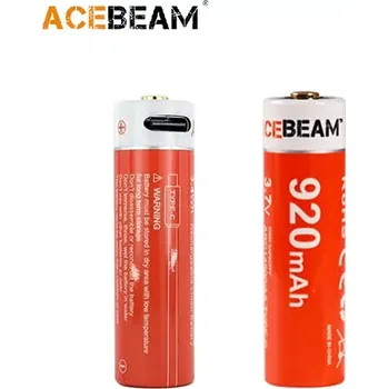 Článková baterie Dobíjecí USB baterie Li-Ion 14500 Acebeam 920mAh
