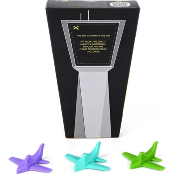 plyšák TODDLEROAD 2126 ŘÍDICÍ VĚŽ - 3 ergonomická letadla s funkční krabicí