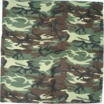 Šátek maskáčový (Bavlněný šátek bandana)