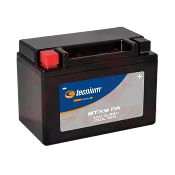 Motobaterie Tecnium Bezúdržbová baterie aktivovaná z výroby - BTX9