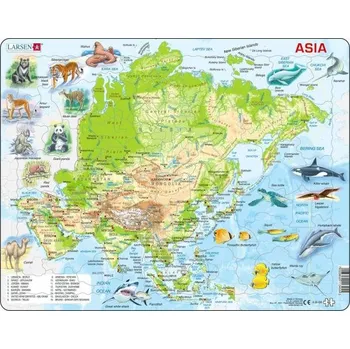 Puzzle Australia Topographic Map