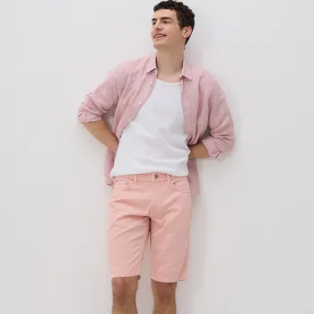 Pánské oblečení Reserved - Džínové šortky s lyocellem - oranžová - 8574H-24J - 8574H-24J-33