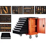 Kraft&Dele Dílenský vozík s nářadím 258ks - 7 šuplíků KD1067