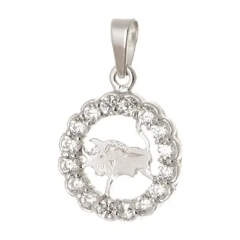 Přívěsek Stříbrný přívěšek znamení býk STRZ1202BYKF