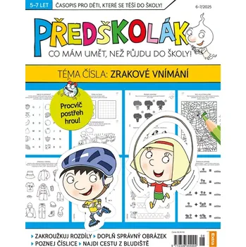 Časopis Předškolák 6-7/2025 (Zrakové vnímání)